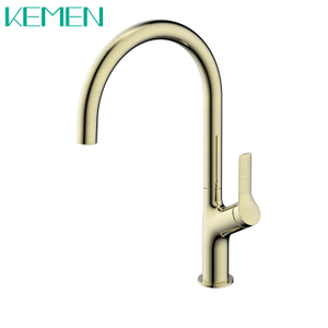 Modern 304 Stainless Steel Faucet Hot And Cold Water Mixer Taps Kitchen Faucet Gold