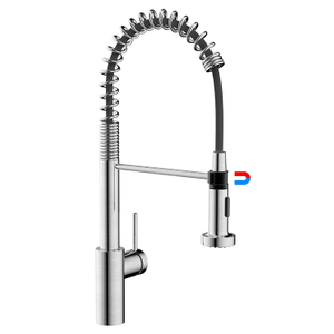 Universal 360 Degree Rotation Kitchen Taps 304 Stainless Steel Faucet Mixer Pull Down Spring Magnetic Kitchen Faucets