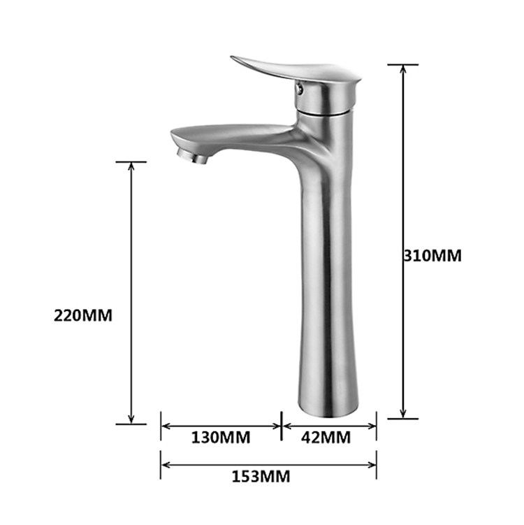 Hot Selling Products 304 Basin Faucet Hot And Cold Water Wash Tall Faucet for Basin Sink