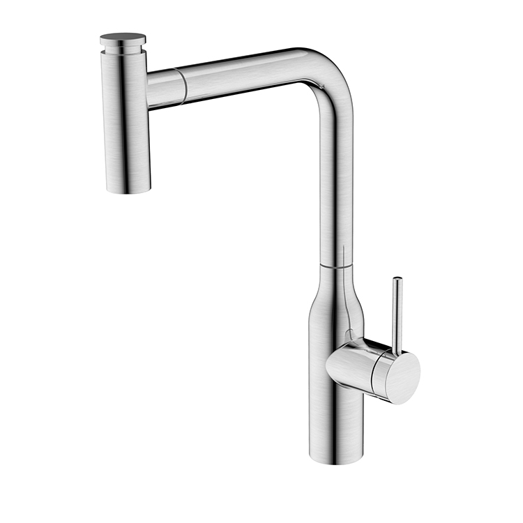 Unique High End Hot And Cold Water 304 Stainless Stainless Kitchen Faucet Pull Out Fashion Kitchen Faucets