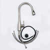 Single Handle Single Hole Brushed Pull Down Kitchen Faucet 304 Stainless Steel Kitchen Faucet For Sink