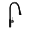 304 Stainless Steel Hot And Cold Water Flexible Hose For Kitchen Faucet With Pull-Down Kitchen Faucet Black