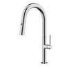 Long Neck Faucet 304 Stainless Steel Kitchen Taps Mixer Faucet Single Handle Pull Down Kitchen Sink Tap
