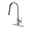 One Handle Kitchen Faucet 304 Stainless Steel Mixer Tap Lead-free Pull Down Kitchen Sink Faucet