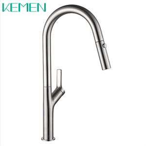 High Quality Single Handle Kitchen Sink Mixer 304 Stainless Steel Faucet Pull Down Kitchen Faucet