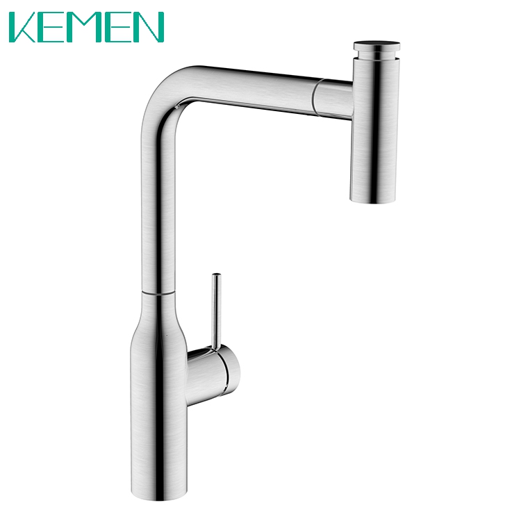 High-end One Handle Mixer Tap 304 Stainless Steel Kitchen Taps Mixer Faucets Lead-free Pull Out Kitchen Faucet
