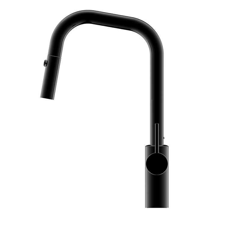 Stainless Steel 304 Matte Black Taps Finish High End Kitchen Water Faucet Mixer Tap Pull Down Kitchen Faucet