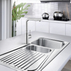 High-end One Handle Kitchen Faucets 304 Stainless Steel Lead-free Kitchen Sink Mixer Taps Pull Out