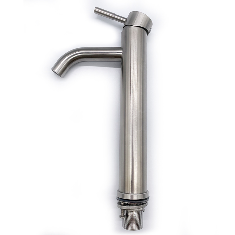 Brushed Basin Faucet Single Hole Hot Cold Water Bathroom Faucet Basin Mixer Taps Sink Bathroom Tap